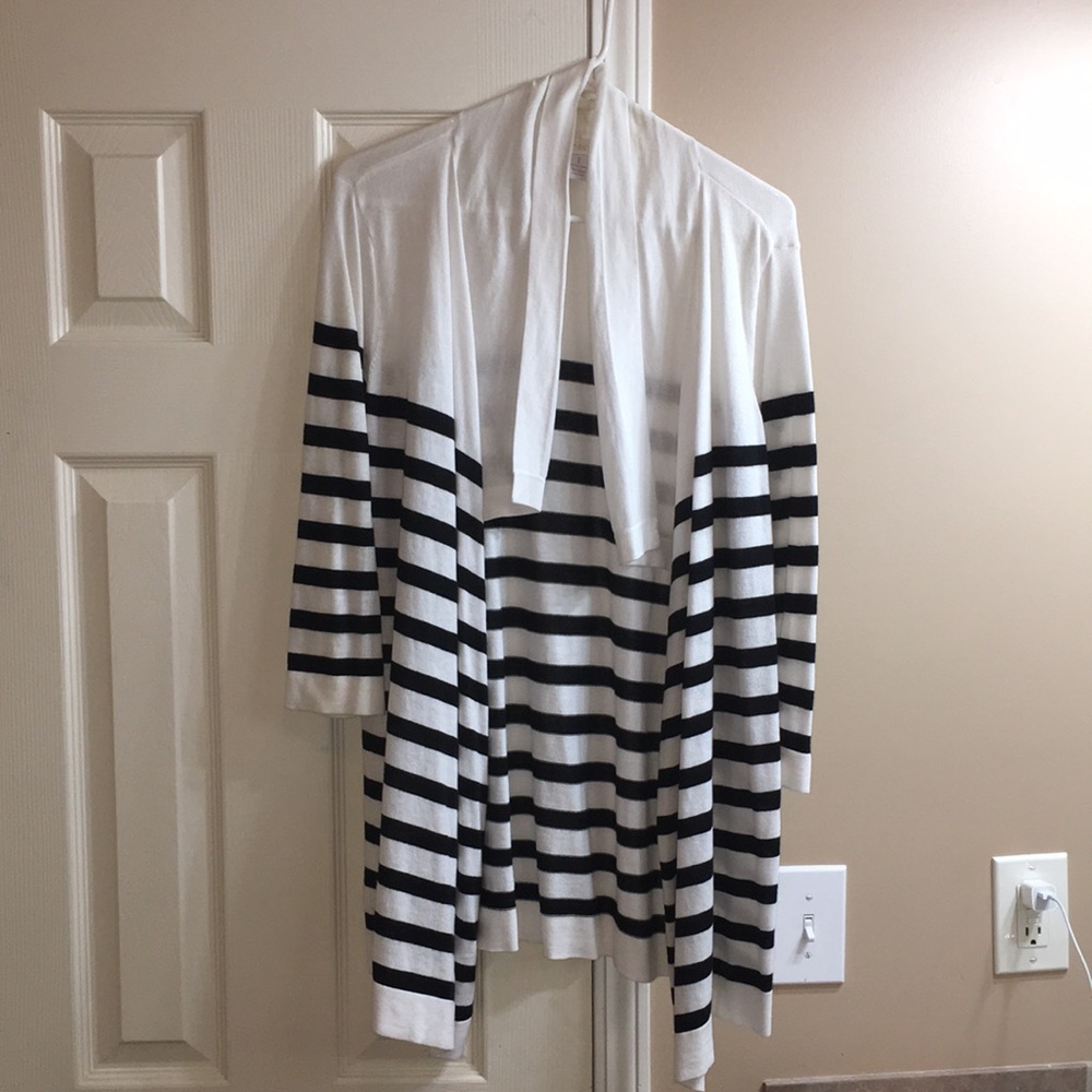 Striped cardigan
